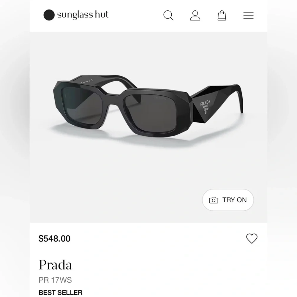 Black Geometric Sunglasses - Picture 12 of 12